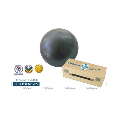 La Boule Bleue Prestige inox 111 collector boule de pétanque en acier inoxydable