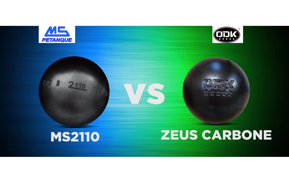 Duel de boules de pétanque : MS 2110 vs Oddeka Zeus Carbone