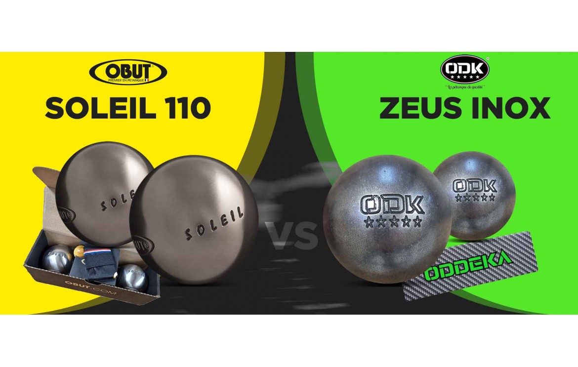 Le duel de boules ODK Zeus inox  et la Obut Soleil 110